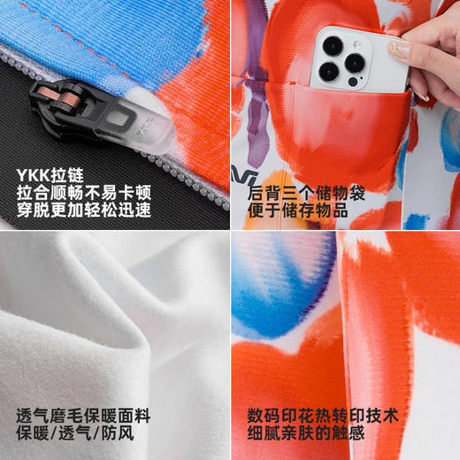 洛克兄弟TVI系列女款骑行服长袖上衣保暖防风公路自行车服秋冬季 商品图4
