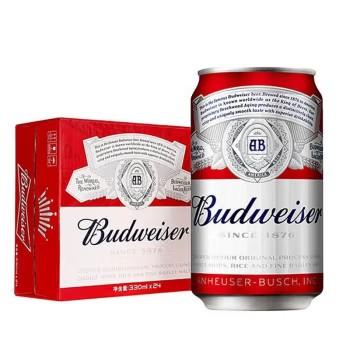 小罐百威啤酒330ml*24罐 商品图0