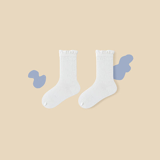 迷你巴拉女童凉感透气无骨袜子夏季新款宝宝米娜谈袜子不勒脚 商品图2