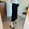 喜鹊竹叶直筒微A显瘦知性优雅丝绒半裙 商品缩略图2