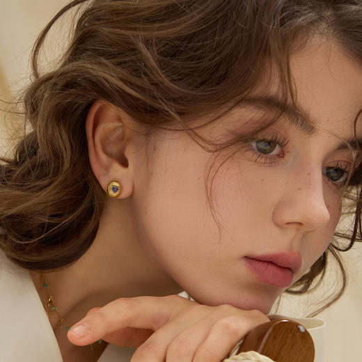 ARSIS银饰｜秘密花园系列 仲夏心愿耳钉 商品图4