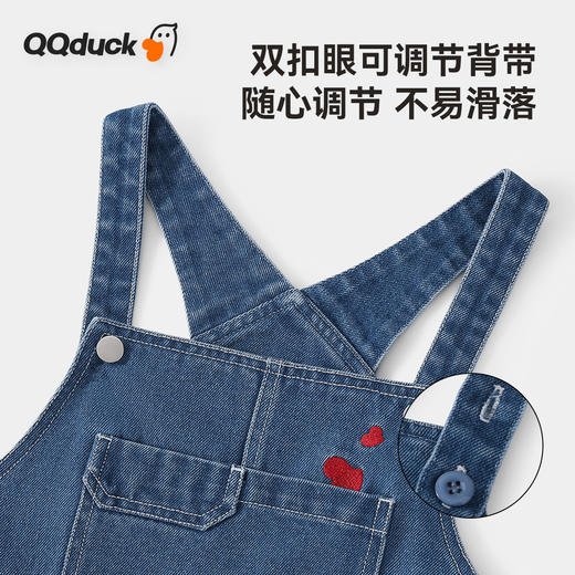 【清仓捡漏】【130-165】【可可鸭】女童春秋牛仔背带裙儿童连衣裙 商品图6