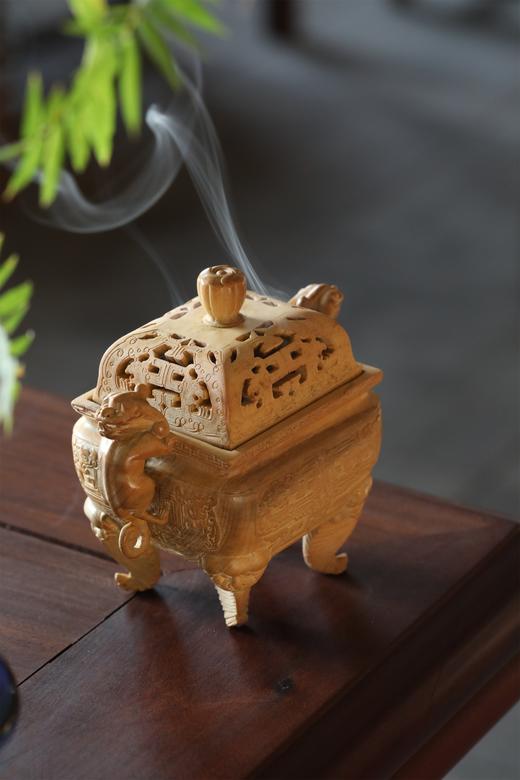赤龙香炉°黄杨木 商品图1