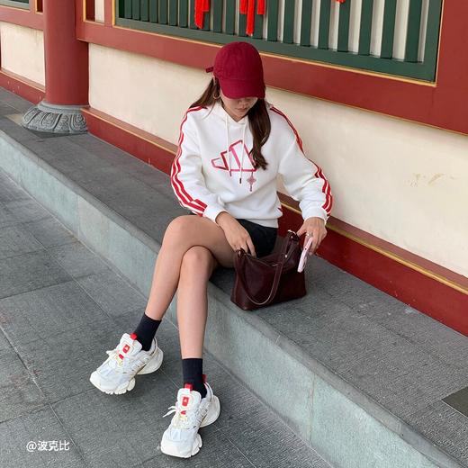 Adidas阿迪达斯CNY HOODED SWEATSHIRT 蛇年双面针织运动休闲连帽卫衣套头衫连帽卫衣JZ1638 商品图8