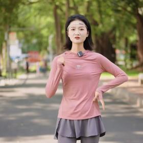 【热销】科里芙连帽套头运动跑步健身速干帽衫长袖