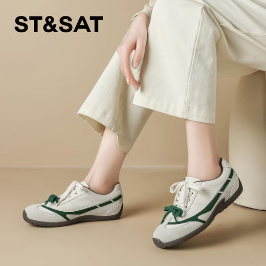 星期六美式拼色鞋带轻便舒适阿甘鞋SSD1112111 商品图2