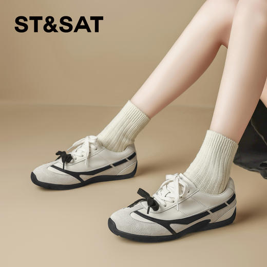 星期六美式拼色鞋带轻便舒适阿甘鞋SSD1112111 商品图5