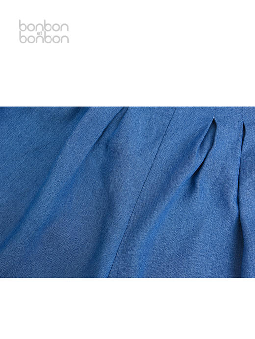 天丝牛仔阔腿裤 商品图3