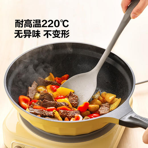 不粘锅专用 CPA12硅胶锅铲 灰色 商品图0