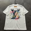 点此购买 LV路易威登春夏季男女款logo刺绣跳色短袖T恤 md 311900 商品缩略图3