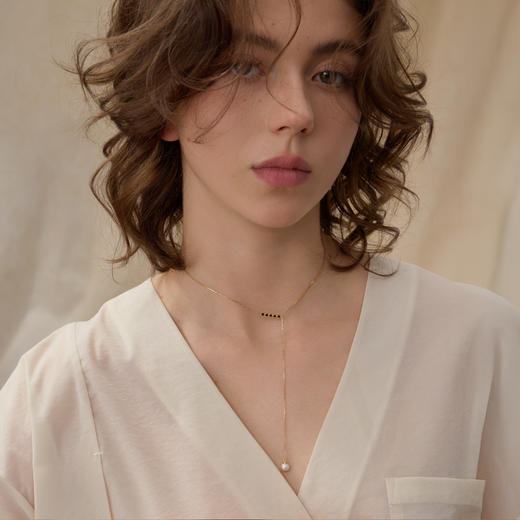 ARSIS银饰｜秘密花园系列 暮色星坠项链 商品图1