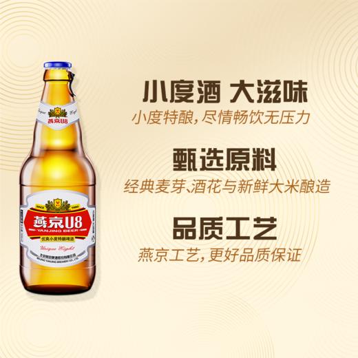 燕京 U8普通款500ml*12瓶  整箱装 普通款明星款混合发货） 商品图4