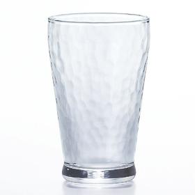 日本进口石塚硝子玻璃杯波浪花纹M【B6562】