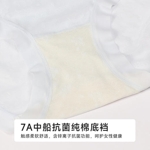 都市丽人薄透丝滑薄透丝滑系列锦提花平角裤LKH5F1 商品图4