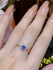 0.7ct刻面蓝宝石戒指 商品缩略图4