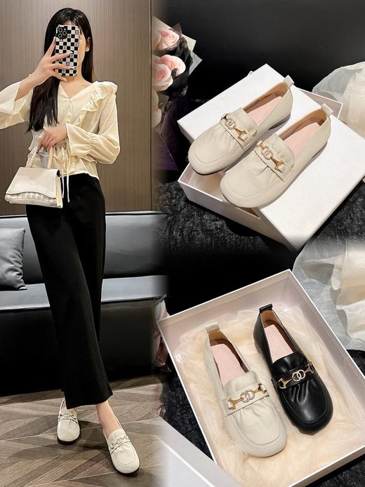 皮春秋款一脚蹬乐福单鞋 ，手工高定“鞋礼”!头层牛皮 商品图3