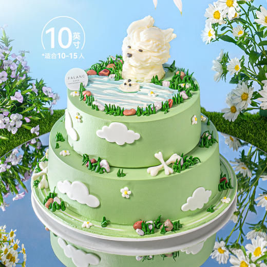 风吹小狗儿童生日蛋糕 | FALANC CAKE 商品图5