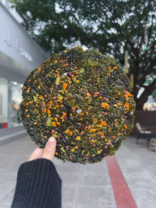 ²  49.9元/10片【比脸大的果蔬脆披萨海苔】搭配丰富果蔬 100g /5片/盒 HM02-CRMM-BP 商品图3