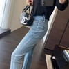新款猫猫微喇牛仔裤土耳其四面弹盐洗牛仔裤 商品缩略图11