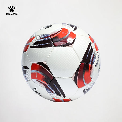 卡尔美KELME青少年训练风火轮PU手缝足球白红色中考专用比赛5号用球 商品图3