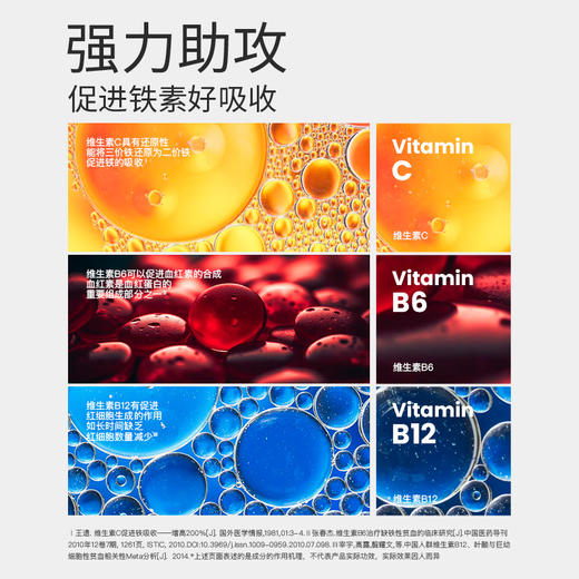 3盒到手188【每颗25mg含铁量，1颗相当于约4斤鲜枣含铁量】SMEAL氨基酸铁片 新西兰进口 （16片/盒）48天一周期 商品图3