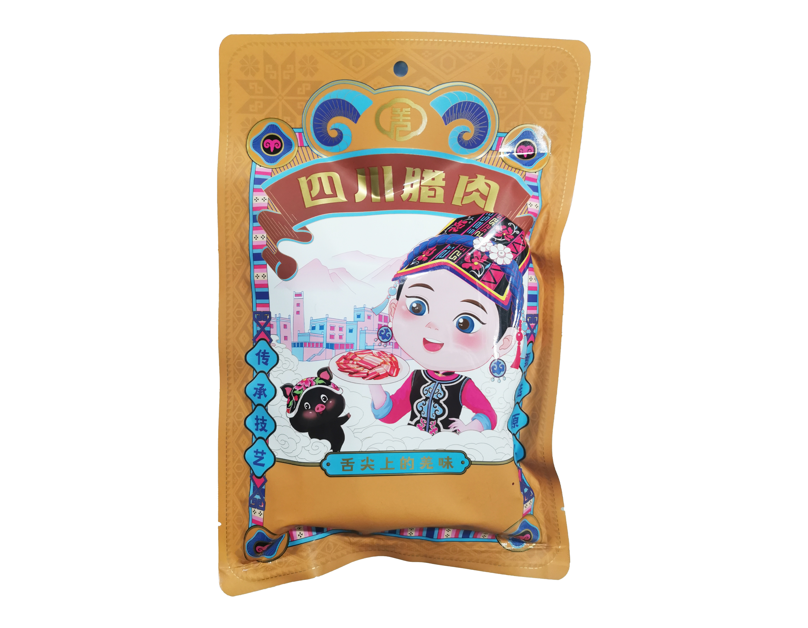 四川北川羌蜀味五花腊肉500g(风干味)