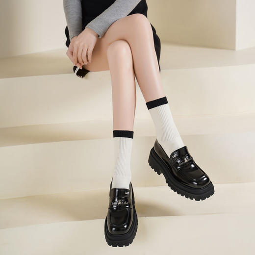 Westory2025年春季方头厚底乐福深口单鞋S25AM59251 商品图2