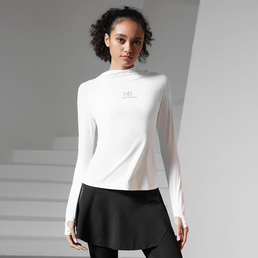 【热销】科里芙连帽套头运动跑步健身速干帽衫长袖 商品图1