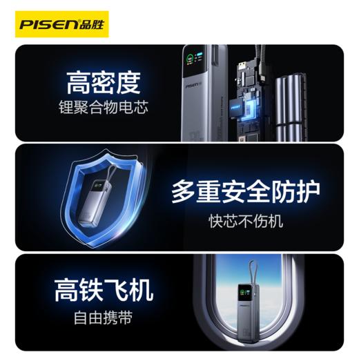 品胜 方舟2号130W快充电宝20000毫安 支持苹果小米华为荣耀闪充充电宝 商品图4