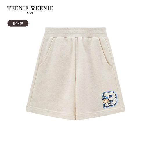 TeenieWeenie Kids小熊童装男童简约时尚宽松印花短裤TKTM256322N 商品图6