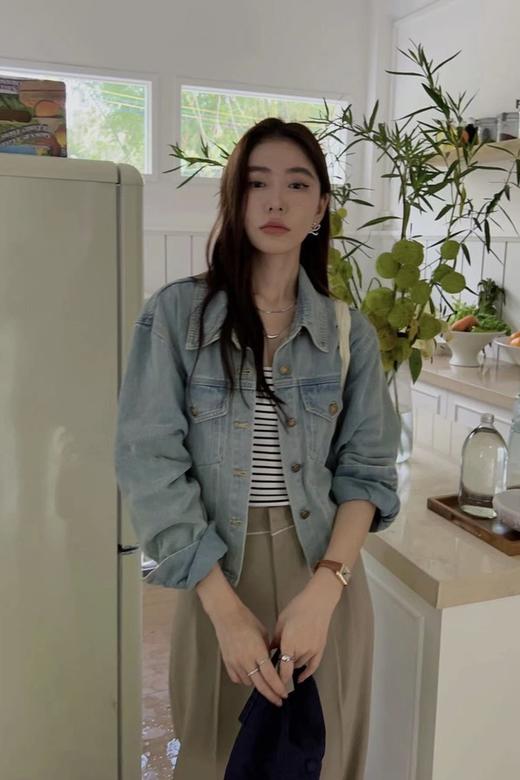 LNNNS 短款宽松牛仔外套 17885 商品图0