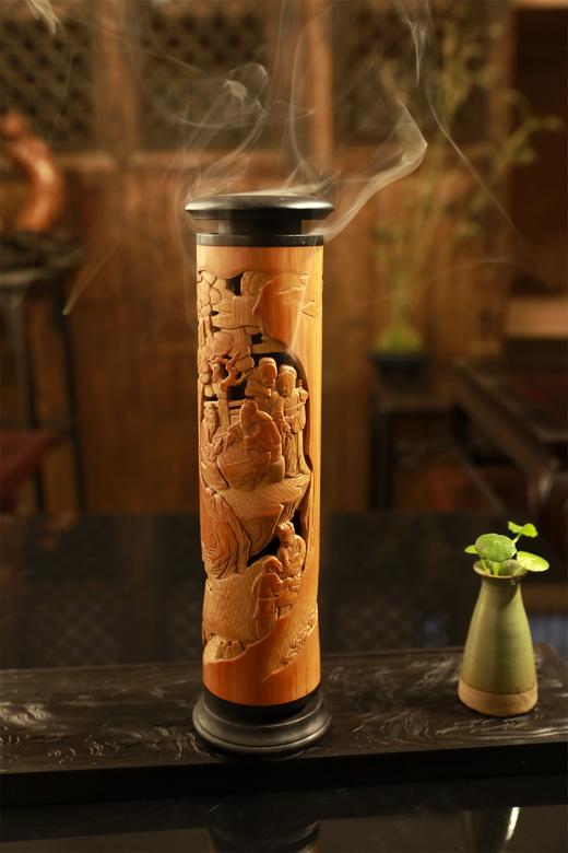 东山报捷°竹香筒25*6cm 商品图6