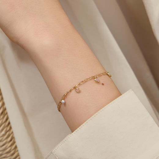 ARSIS银饰｜秘密花园系列 浅夏心语手链 商品图4