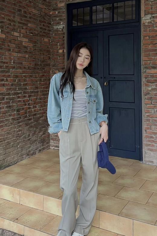 LNNNS 短款宽松牛仔外套 17885 商品图1