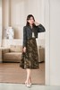 Le Malene 气质新中式印花盘扣外套半裙套装 19534 商品缩略图1