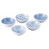 日本进口西庵窑蓝染5种花色小碗套装 商品缩略图0