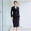 IWY/春秋高端黑色西装半裙职业套装显瘦干练时尚气质总裁范美容院工装CS2170 商品缩略图1