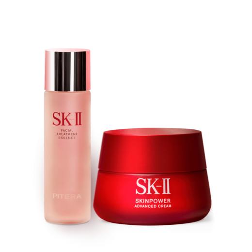 22540010504 SK-II 【新年礼盒】神仙水75ml大红瓶面霜50g保湿抗老护肤品套装 商品图1