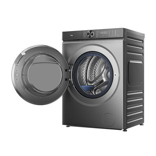 TCL10kg速净滚筒洗衣机__速效精华洗_4D洁净科技__530mm超薄嵌入_活水漂洗_G100P5-DI（线下同款） 商品图4