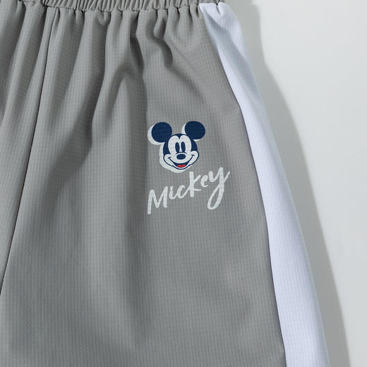 迪士尼2025春夏季新款男童米奇印花防蚊裤宽松透气速干运动裤休闲裤ZD2EK009 商品图6