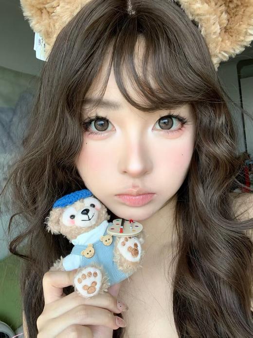 【半年抛大直径】Doragina-甜妹心事棕-14.5mm【半年抛 0-1000度 无525/575】 商品图3