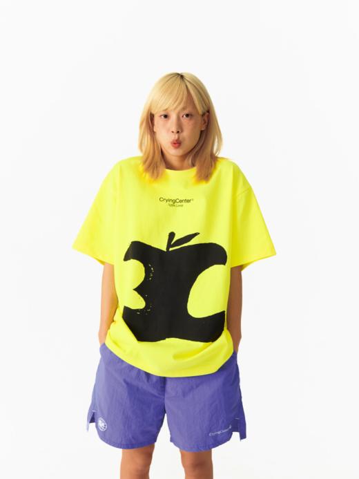 CryingCenter 3C苹果手绘荧光色短袖tee 哭喊中心 商品图2