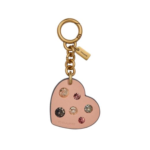 192643376007 COACH 蔻驰 女士粉色爱心手袋挂件 商品图0