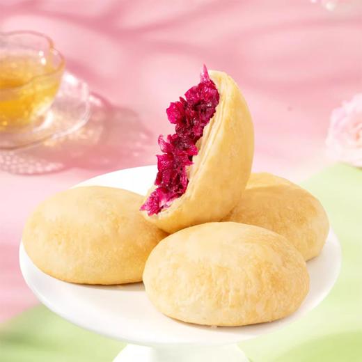 云南老字号200克袋装玫瑰鲜花饼 商品图2