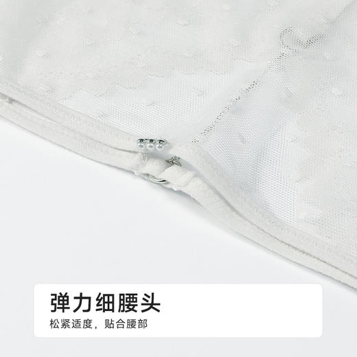 都市丽人薄透丝滑蕾丝网布系列蕾丝三角裤LKH3B2 商品图5