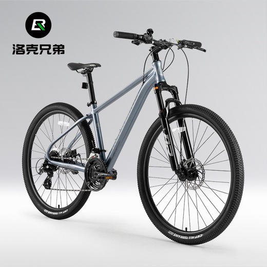 洛克兄弟山地车铝合金27.5英寸内走线碟刹24速男女成人学生自行车 商品图1