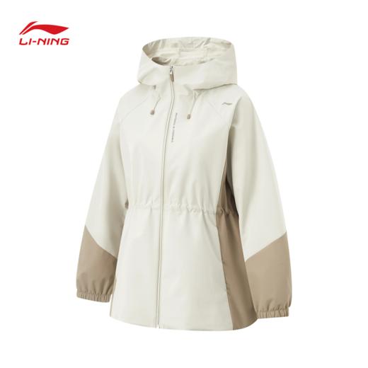 李宁健身系列女子防风透湿宽松运动风衣AFDV060 商品图2