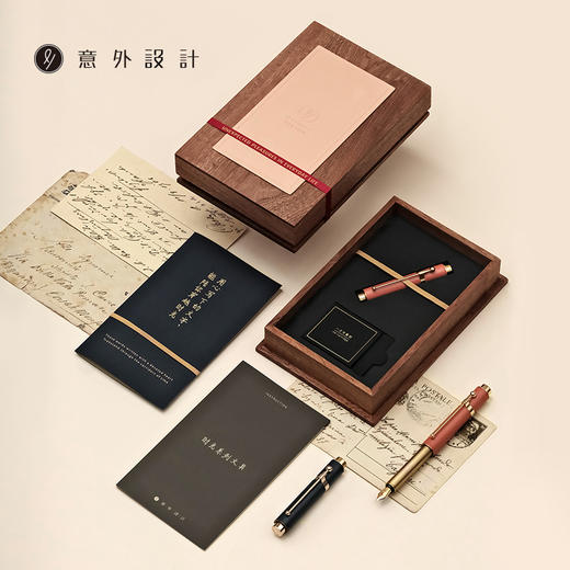 意外设计-小时光牛皮便携钢笔 商品图5