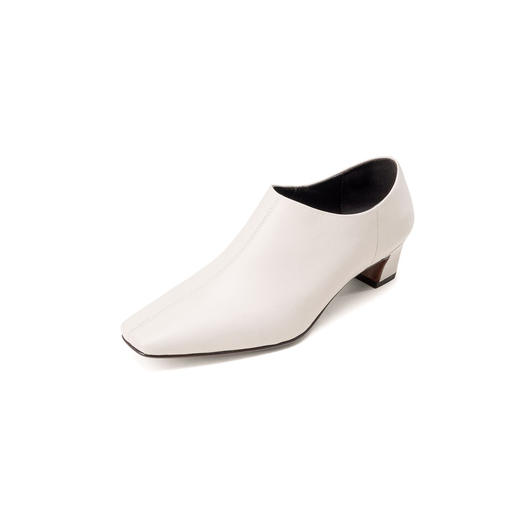 westory2025春季新款尖头乐福鞋舒适低跟豆豆鞋女S25AM58501 商品图1