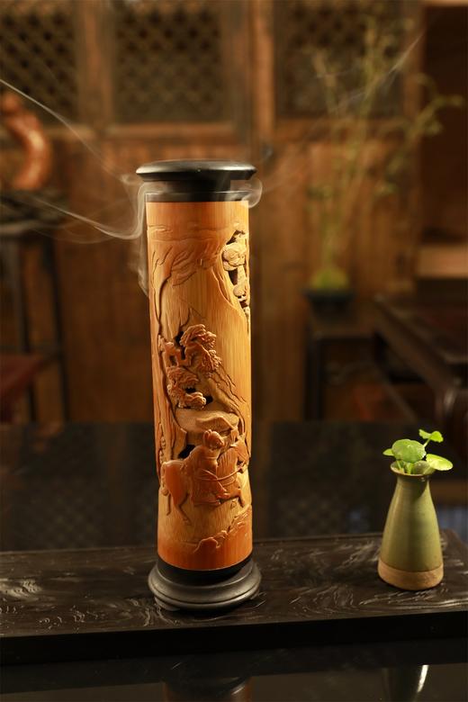 东山报捷°竹香筒25*6cm 商品图1